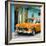 Cuba Fuerte Collection SQ - Classic American Orange Car in Havana-Philippe Hugonnard-Framed Photographic Print