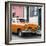 Cuba Fuerte Collection SQ - Classic Orange Car-Philippe Hugonnard-Framed Photographic Print