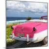 Cuba Fuerte Collection SQ - Classic Pink Car Cabriolet-Philippe Hugonnard-Mounted Photographic Print