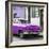 Cuba Fuerte Collection SQ - Classic Purple Car-Philippe Hugonnard-Framed Photographic Print