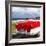 Cuba Fuerte Collection SQ - Classic Red Car Cabriolet-Philippe Hugonnard-Framed Photographic Print