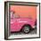 Cuba Fuerte Collection SQ - Close-up of Retro Dark Pink Car-Philippe Hugonnard-Framed Photographic Print