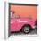 Cuba Fuerte Collection SQ - Close-up of Retro Dark Pink Car-Philippe Hugonnard-Framed Photographic Print