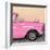 Cuba Fuerte Collection SQ - Close-up of Retro Pink Car-Philippe Hugonnard-Framed Photographic Print