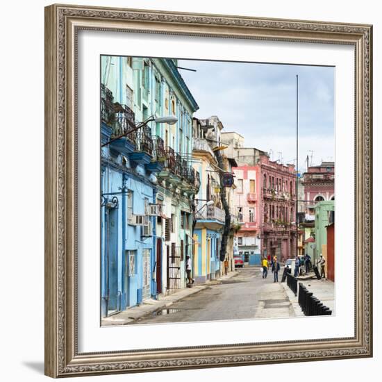Cuba Fuerte Collection SQ - Colorful Architecture of Havana-Philippe Hugonnard-Framed Photographic Print