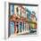 Cuba Fuerte Collection SQ - Colorful Facades in Havana-Philippe Hugonnard-Framed Photographic Print