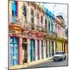 Cuba Fuerte Collection SQ - Colorful Facades in Havana-Philippe Hugonnard-Mounted Photographic Print