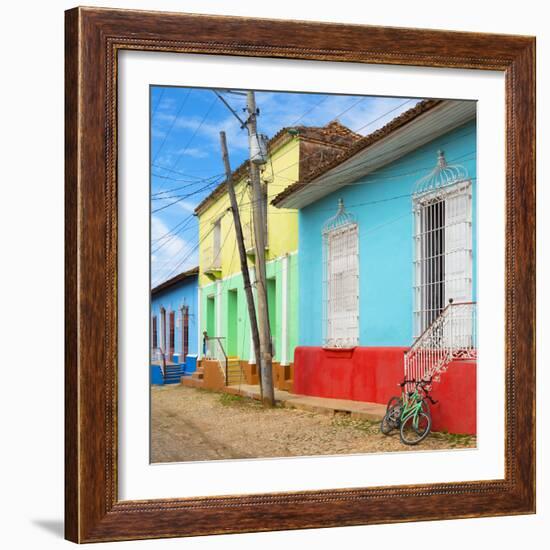 Cuba Fuerte Collection SQ - Colorful Facades Trinidad-Philippe Hugonnard-Framed Photographic Print