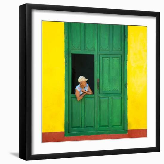 Cuba Fuerte Collection SQ - Cuban Looks-Philippe Hugonnard-Framed Photographic Print