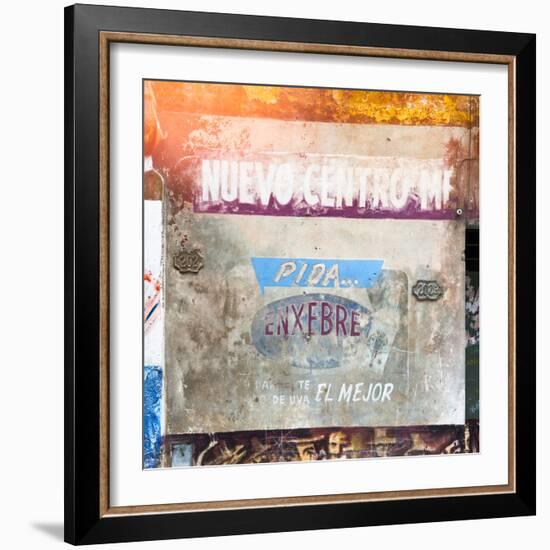 Cuba Fuerte Collection SQ - Cuban Street Advertising-Philippe Hugonnard-Framed Photographic Print