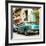 Cuba Fuerte Collection SQ - Cuban Taxi to Havana II-Philippe Hugonnard-Framed Photographic Print