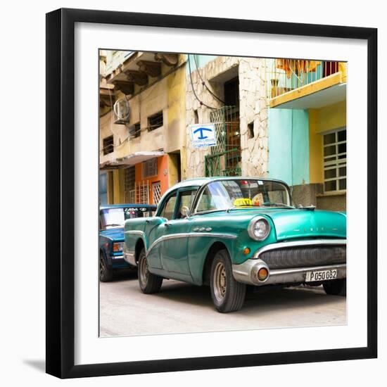 Cuba Fuerte Collection SQ - Cuban Taxi to Havana II-Philippe Hugonnard-Framed Photographic Print