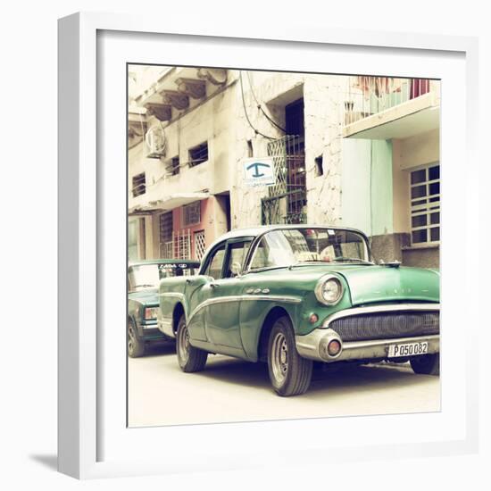 Cuba Fuerte Collection SQ - Cuban Taxi to Havana-Philippe Hugonnard-Framed Photographic Print