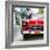 Cuba Fuerte Collection SQ - Detail on Red Classic Chevrolet-Philippe Hugonnard-Framed Photographic Print