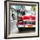 Cuba Fuerte Collection SQ - Detail on Red Classic Chevrolet-Philippe Hugonnard-Framed Photographic Print