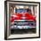 Cuba Fuerte Collection SQ - Detail on Red Classic Chevy-Philippe Hugonnard-Framed Photographic Print