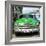 Cuba Fuerte Collection SQ - Green Chevy-Philippe Hugonnard-Framed Photographic Print