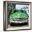 Cuba Fuerte Collection SQ - Green Chevy-Philippe Hugonnard-Framed Photographic Print