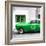 Cuba Fuerte Collection SQ - Green Pontiac 1953 Original Classic Car-Philippe Hugonnard-Framed Photographic Print