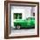 Cuba Fuerte Collection SQ - Green Pontiac 1953 Original Classic Car-Philippe Hugonnard-Framed Photographic Print