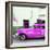 Cuba Fuerte Collection SQ - Havana Classic American Hot Pink Car-Philippe Hugonnard-Framed Photographic Print