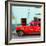 Cuba Fuerte Collection SQ - Havana Classic American Red Car-Philippe Hugonnard-Framed Photographic Print