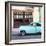 Cuba Fuerte Collection SQ - Havana Club and Blue Classic Car-Philippe Hugonnard-Framed Photographic Print