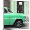 Cuba Fuerte Collection SQ - Havana Green Car-Philippe Hugonnard-Mounted Photographic Print