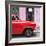 Cuba Fuerte Collection SQ - Havana Red Car-Philippe Hugonnard-Framed Photographic Print