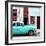 Cuba Fuerte Collection SQ - Havana's Turquoise Vintage Car-Philippe Hugonnard-Framed Photographic Print