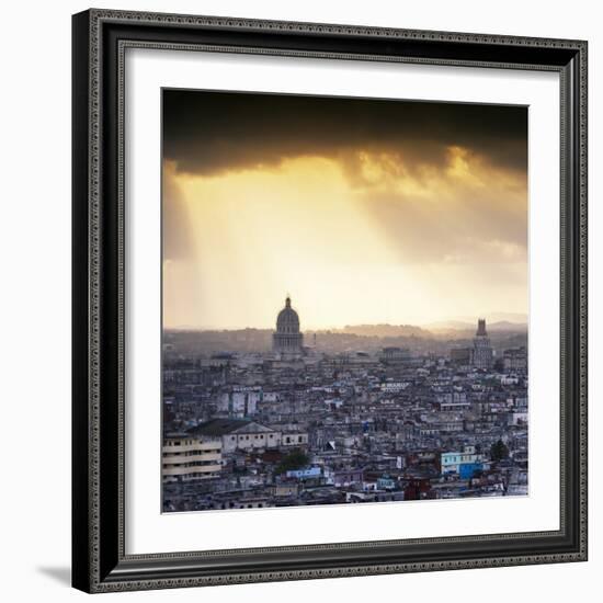 Cuba Fuerte Collection SQ - Havana Sunrise-Philippe Hugonnard-Framed Photographic Print