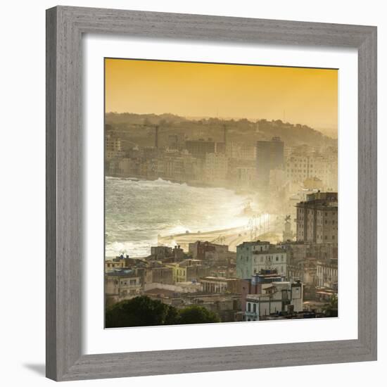 Cuba Fuerte Collection SQ - Havana Sunrise-Philippe Hugonnard-Framed Photographic Print