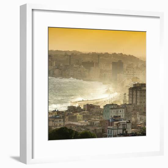 Cuba Fuerte Collection SQ - Havana Sunrise-Philippe Hugonnard-Framed Photographic Print