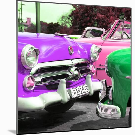 Cuba Fuerte Collection SQ - Havana Vintage Classic Cars-Philippe Hugonnard-Mounted Photographic Print