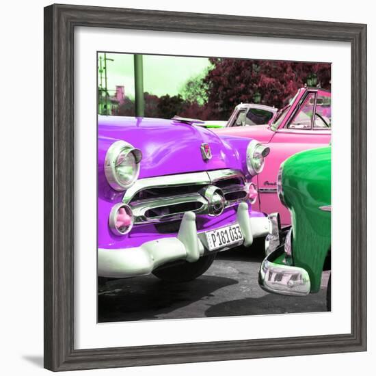 Cuba Fuerte Collection SQ - Havana Vintage Classic Cars-Philippe Hugonnard-Framed Premium Photographic Print