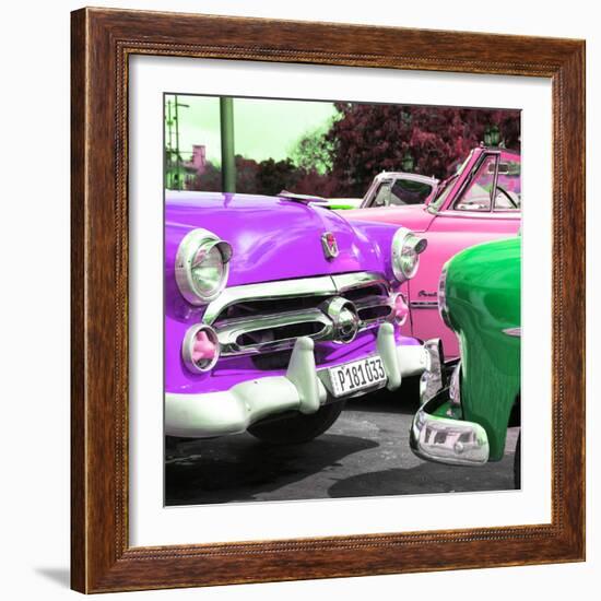 Cuba Fuerte Collection SQ - Havana Vintage Classic Cars-Philippe Hugonnard-Framed Premium Photographic Print