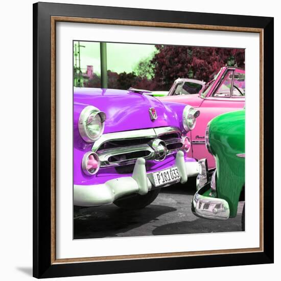 Cuba Fuerte Collection SQ - Havana Vintage Classic Cars-Philippe Hugonnard-Framed Premium Photographic Print