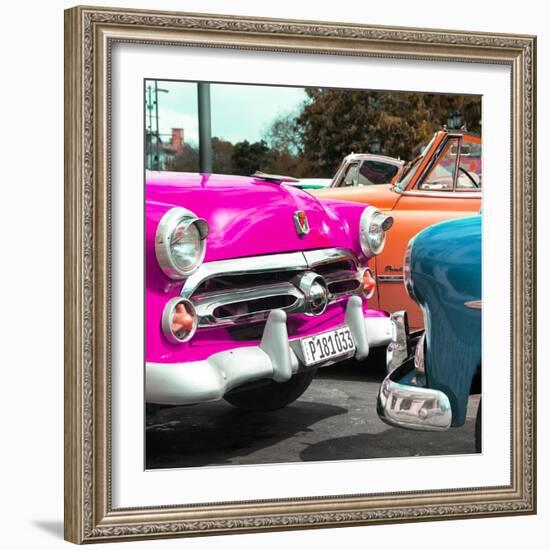 Cuba Fuerte Collection SQ - Havana Vintage Classic Cars-Philippe Hugonnard-Framed Photographic Print