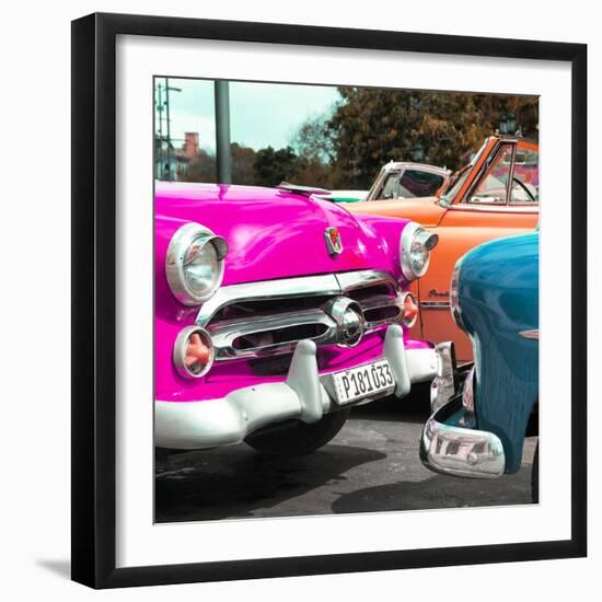 Cuba Fuerte Collection SQ - Havana Vintage Classic Cars-Philippe Hugonnard-Framed Photographic Print