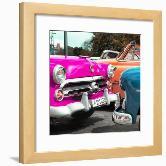 Cuba Fuerte Collection SQ - Havana Vintage Classic Cars-Philippe Hugonnard-Framed Photographic Print