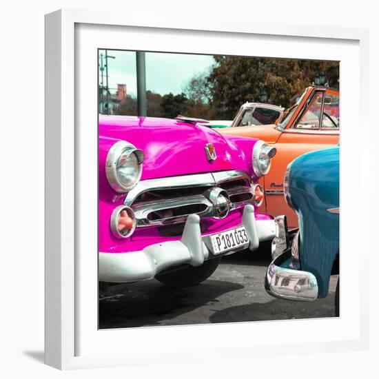 Cuba Fuerte Collection SQ - Havana Vintage Classic Cars-Philippe Hugonnard-Framed Photographic Print