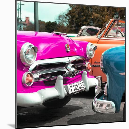 Cuba Fuerte Collection SQ - Havana Vintage Classic Cars-Philippe Hugonnard-Mounted Photographic Print