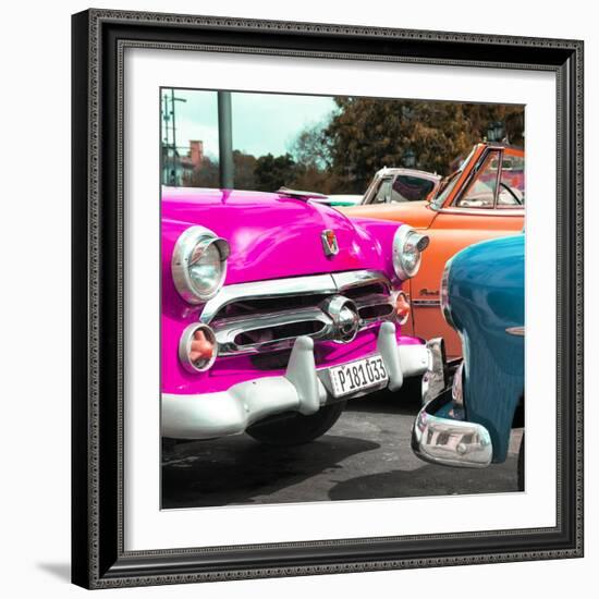 Cuba Fuerte Collection SQ - Havana Vintage Classic Cars-Philippe Hugonnard-Framed Photographic Print