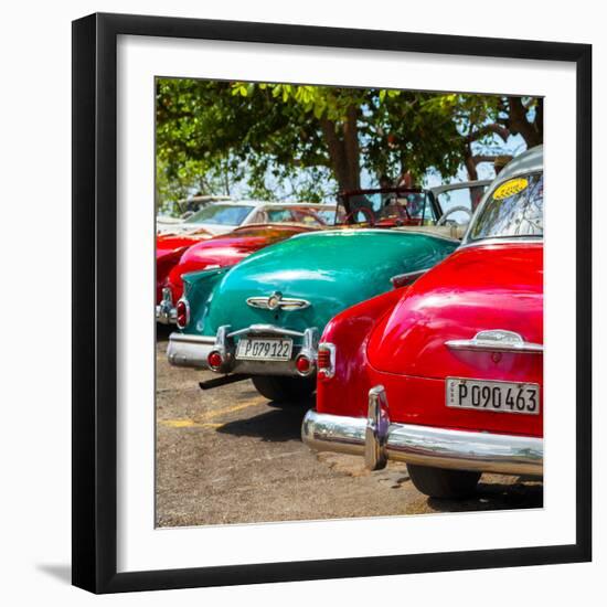 Cuba Fuerte Collection SQ - Havana Vintage Classic Cars-Philippe Hugonnard-Framed Photographic Print