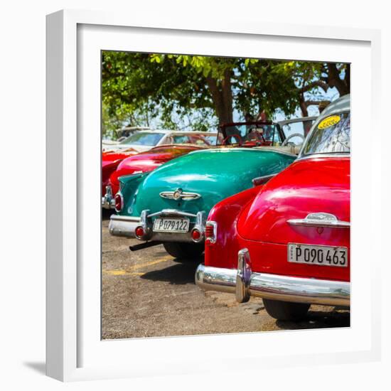 Cuba Fuerte Collection SQ - Havana Vintage Classic Cars-Philippe Hugonnard-Framed Photographic Print