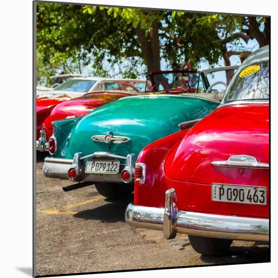 Cuba Fuerte Collection SQ - Havana Vintage Classic Cars-Philippe Hugonnard-Mounted Photographic Print