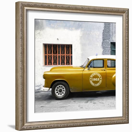 Cuba Fuerte Collection SQ - Honey Pontiac 1953 Original Classic Car-Philippe Hugonnard-Framed Photographic Print