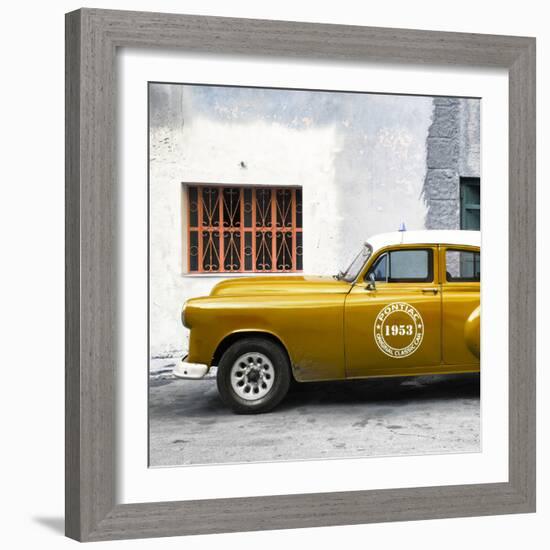 Cuba Fuerte Collection SQ - Honey Pontiac 1953 Original Classic Car-Philippe Hugonnard-Framed Photographic Print