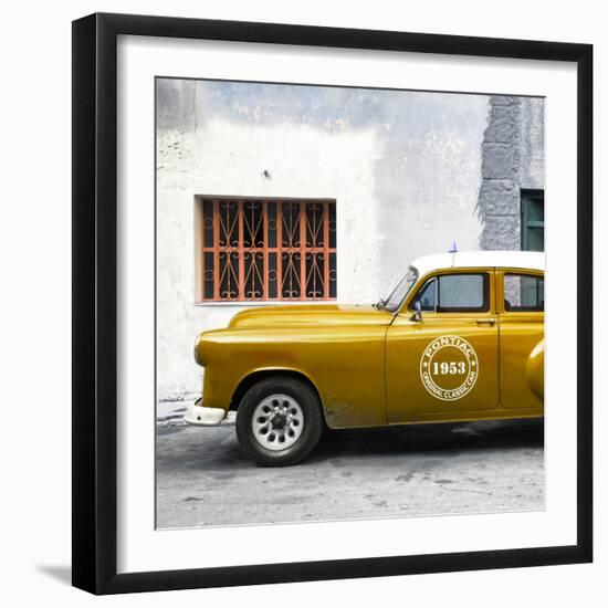 Cuba Fuerte Collection SQ - Honey Pontiac 1953 Original Classic Car-Philippe Hugonnard-Framed Photographic Print