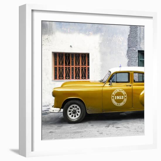 Cuba Fuerte Collection SQ - Honey Pontiac 1953 Original Classic Car-Philippe Hugonnard-Framed Photographic Print